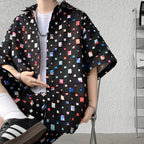 Summer New Chessboard Plaid Shirt Short Sleeve Shorts Suit Lootquake LLC