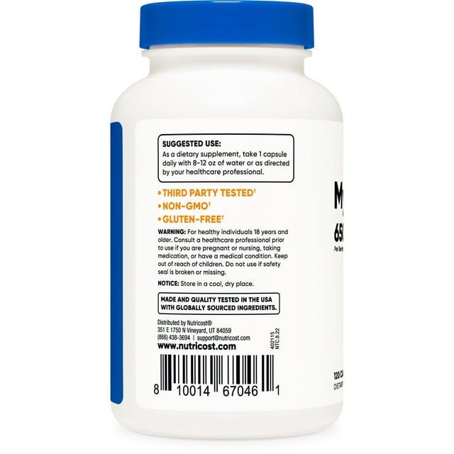 Nutricost Myrrh Extract Capsules 650 MG, 120 Capsules - Gluten Free, Non-GMO Supplement EasyOptionXY LLC