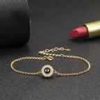 S925 Sterling Silver Disc Simple Design Bracelet