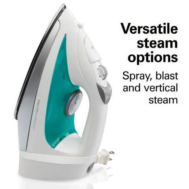 Hamilton Beach Retractable Cord Iron, Model 14212 EasyOptionXY LLC
