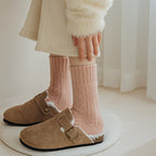 4 Pairs Thickened Socks, Warm & Comfy Terry Mid Tube Socks, Women's Stockings & Hosiery Lootquake LLC