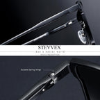 The New Luxury Original Minimalist Aluminium Square  Sunglasses Polarized Sun glasses for Women and Men With UV400 Protection - SJB-DIAMOND ELITES
