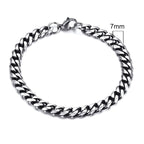 Vnox Men's Chunky Curb Chain Bracelet Pi-Mart