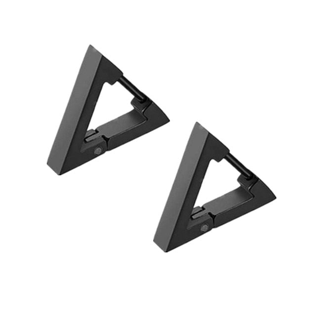 Small Black Punk Stud Earrings Pi-Mart