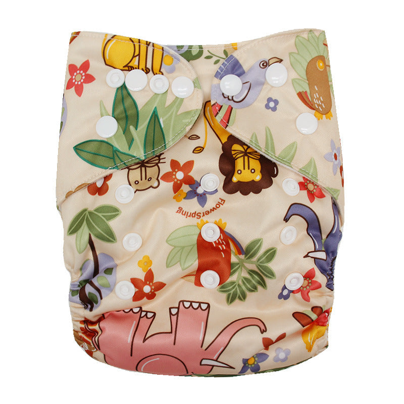 Washable Cloth Diapers Baby Waterproof Adjustable breathable Pi-Mart