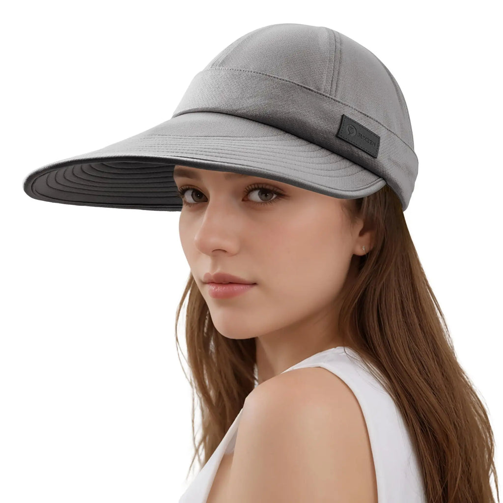 Sukeen Cooling Visor Cap For Women&Men, 2 In 1 Zip-Off Sun Hat With UV Protection For Outdoor Sports Golf Travel Tennis Beach - SJB-DIAMOND ELITES