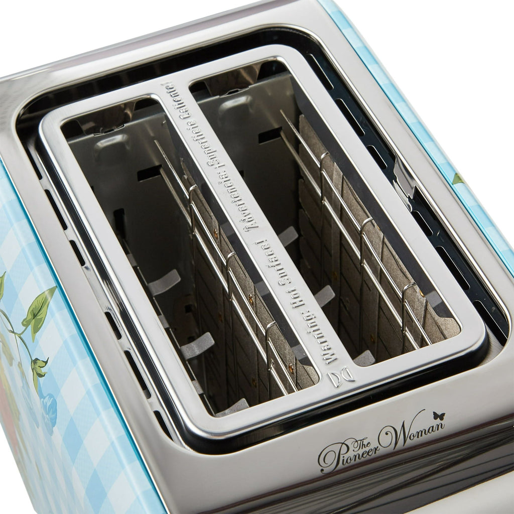 The Pioneer Woman Sweet Rose 2-Slice Toaster, Blue, New EasyOptionXY LLC