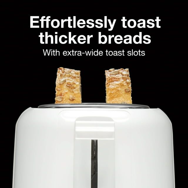 Proctor Silex 2 Slice Toaster, Wide-Slots, Shade Selector, Toast Boost, Auto Shut-off and Cancel Button, White, 22216 EasyOptionXY LLC