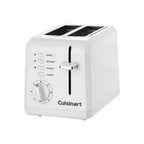 Cuisinart Plastic Compact 2 Slice White Toaster EasyOptionXY LLC