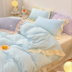 Summer Spring And  Duvet Cover Sheets Pi-Mart