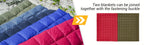 Kingcamp Red Foldable Blanket, down Alternative Fluffy Cold Weather Lightweight Warm Compact Waterproof Wearable Blanket, Suitable for Travel, Outdoor, Hiking, Backpacking, Stadium, Plane, Camping.. Lootquake LLC