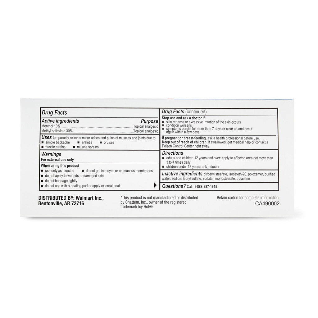 Equate Extra Strength Cool & Heat Pain Relieving Cream; 3 oz