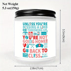 1pc Lavender Scented Candle Gift Idea, School Nurse Gifts, School Nurse Supplies, School Nurse Office Decorations Decors, School Nurse Appreciation Gifts, Gift For Women Men School Nurse, Gift Daily Funny Unique Meaningful It