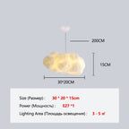 Floating Cloud Chandelier Lamp - SJB-DIAMOND ELITES