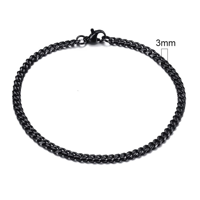 Vnox Men's Chunky Curb Chain Bracelet Pi-Mart