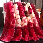 Blanket Quilt Winter Double Sided Warmth Extra Thick Flannel Pi-Mart
