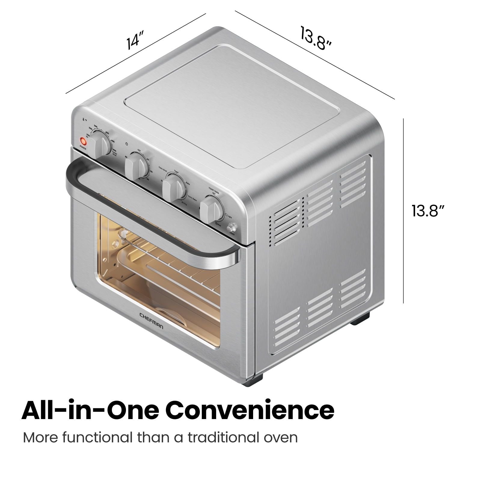Chefman 18L Toaster Oven Air Fryer, New EasyOptionXY LLC