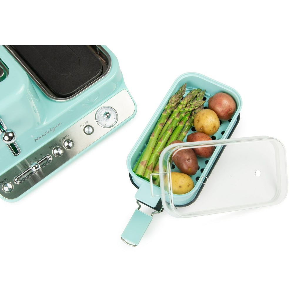 Nostalgia CLBS3AQ Retro 3-in-1 Breakfast Station, Aqua EasyOptionXY LLC