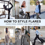Chic Flare Yoga Pants: Curve-Hugging Comfort!