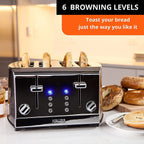 KRUPS KH734D51 4 Slice Toaster EasyOptionXY LLC
