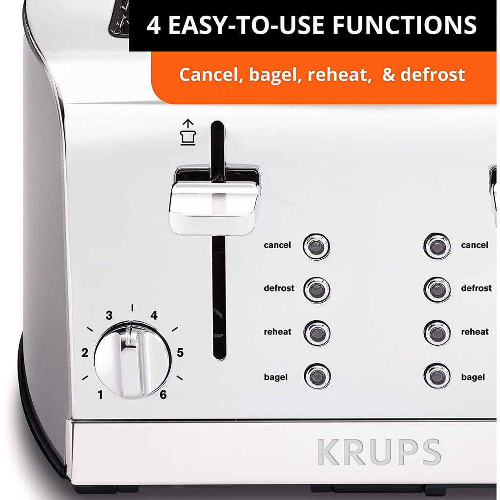 KRUPS KH734D51 4 Slice Toaster EasyOptionXY LLC