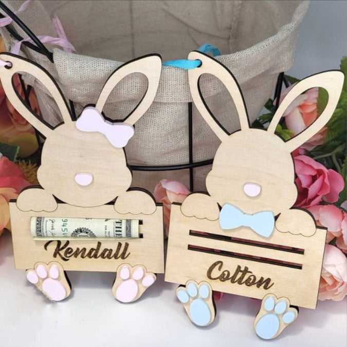 Easter Bunny Suit Cash Gift Pendant Pi-Mart