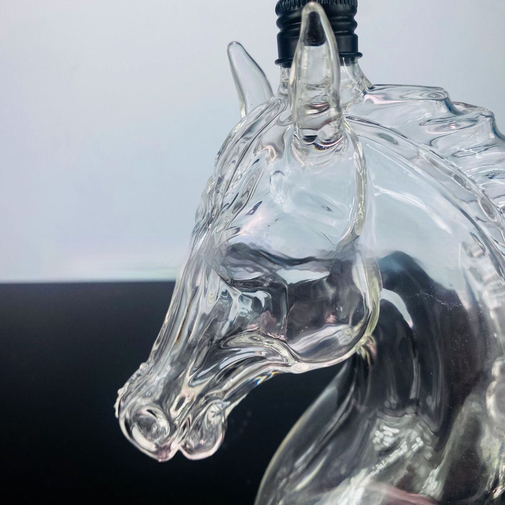 Horse Head Whiskey Bottle Lootquake LLC