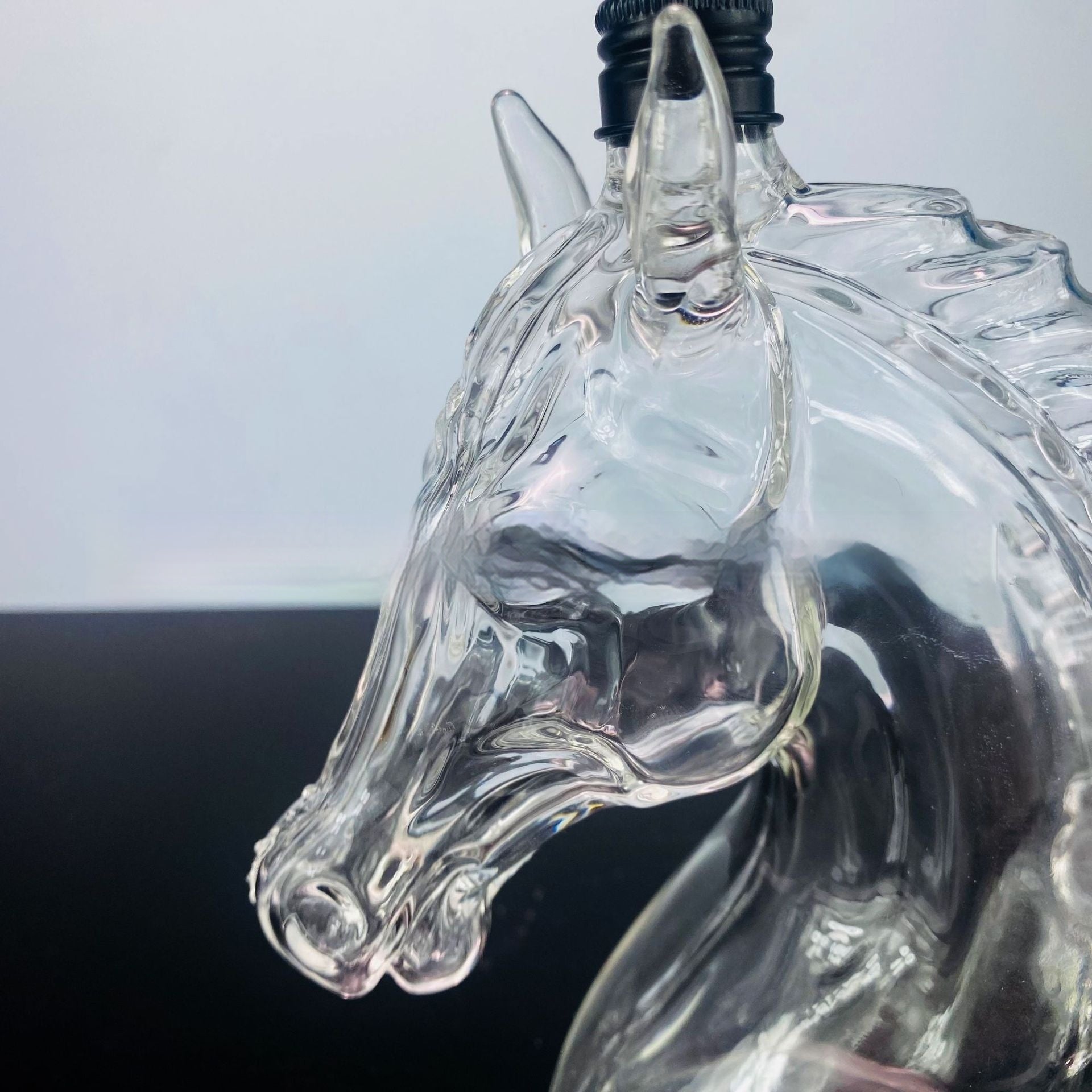 Horse Head Whiskey Bottle Lootquake LLC