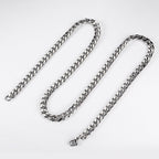Rhinestone Paved Cuban Link Chain Bracelet Pi-Mart
