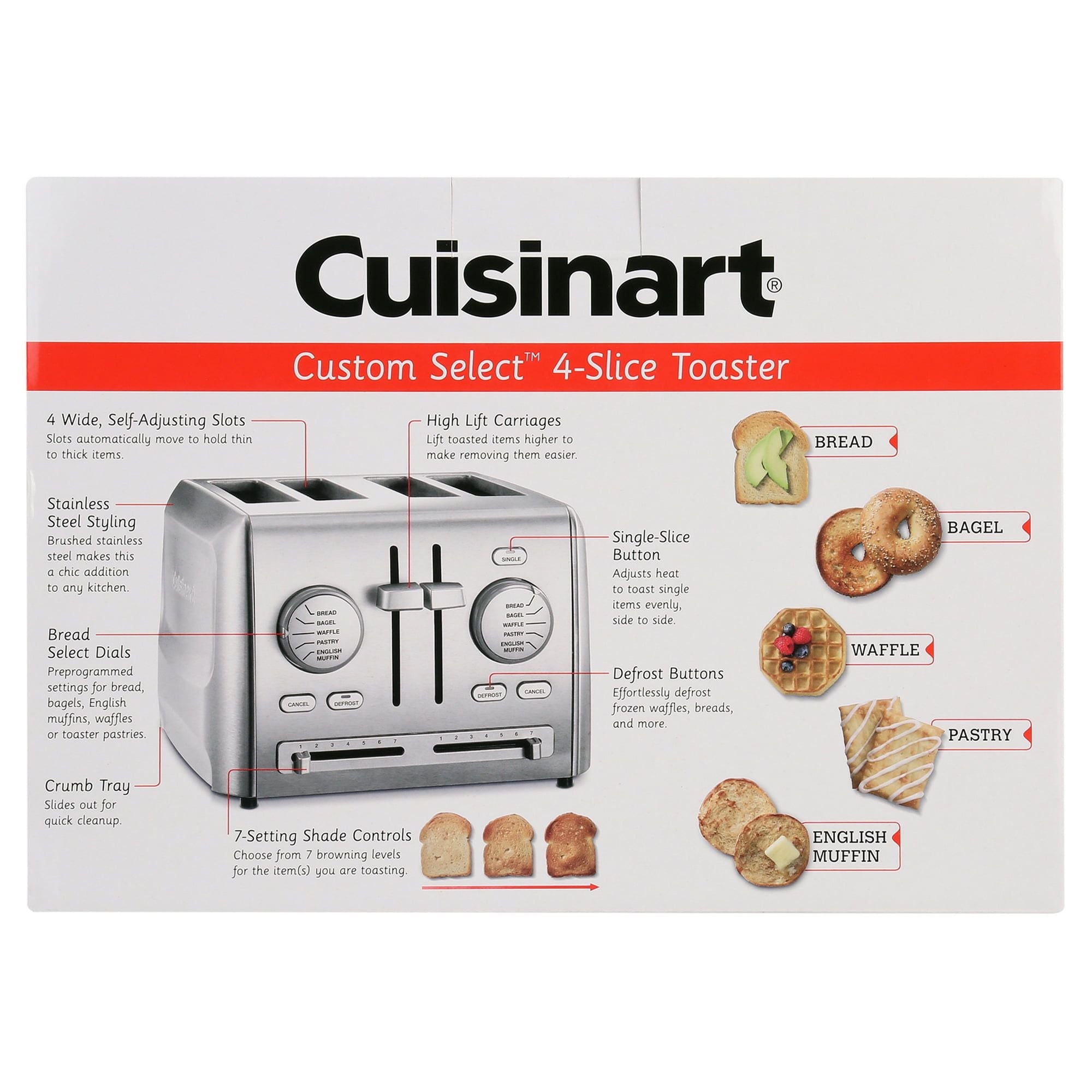 Cuisinart Toasters 4 Slice Toaster, New, CPT-640P1 EasyOptionXY LLC