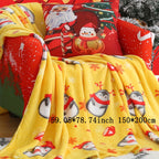 1pc Christmas Plush Bed Blanket, Soft Comfortable Blanket For Sofa Office Bed Camping Travelling Christmas Gift Lootquake LLC