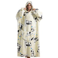 Cozy Shearling Wearable Blanket Hoodie - Soft, Warm Plush Sweatshirt with Large Pocket for Adults, Machine Washable, Comfy, Hoodie Blanket Lootquake LLC