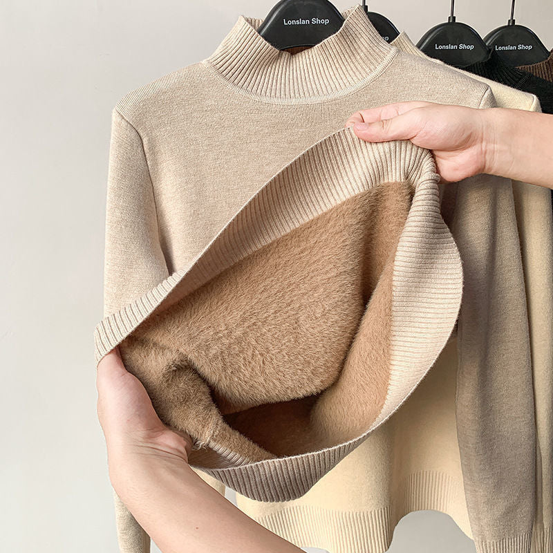 Women Turtleneck Autumn Winter Sweater Pi-Mart