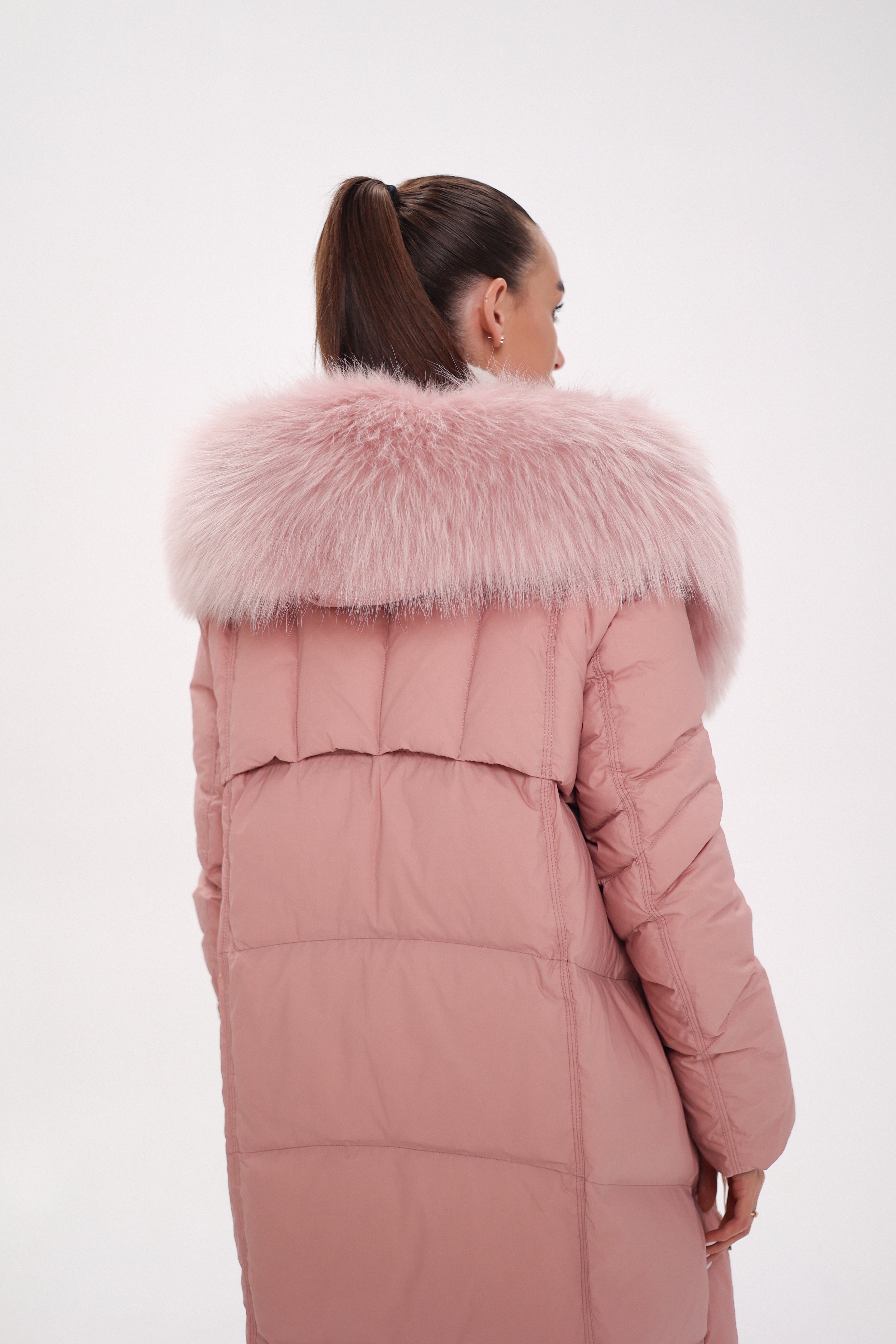 Genuine Fox Down Coat - SJB-DIAMOND ELITES