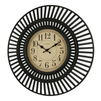 La Crosse Clock 20-inch Covington Contemporary Black Quartz Analog Wall Clock, 404-3051 EasyOptionXY LLC