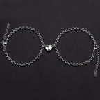 2Pcs Heart Magnet Bracelet for Lovers Pi-Mart