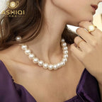 Big Edison Natural Freshwater Pearl Necklace Pi-Mart