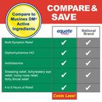 Equate Allergy Relief Capsules; 25 mg; 100 Count EasyOptionXY LLC