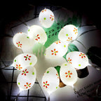 Colorful Flower Dot Easter Egg String Lights Pi-Mart