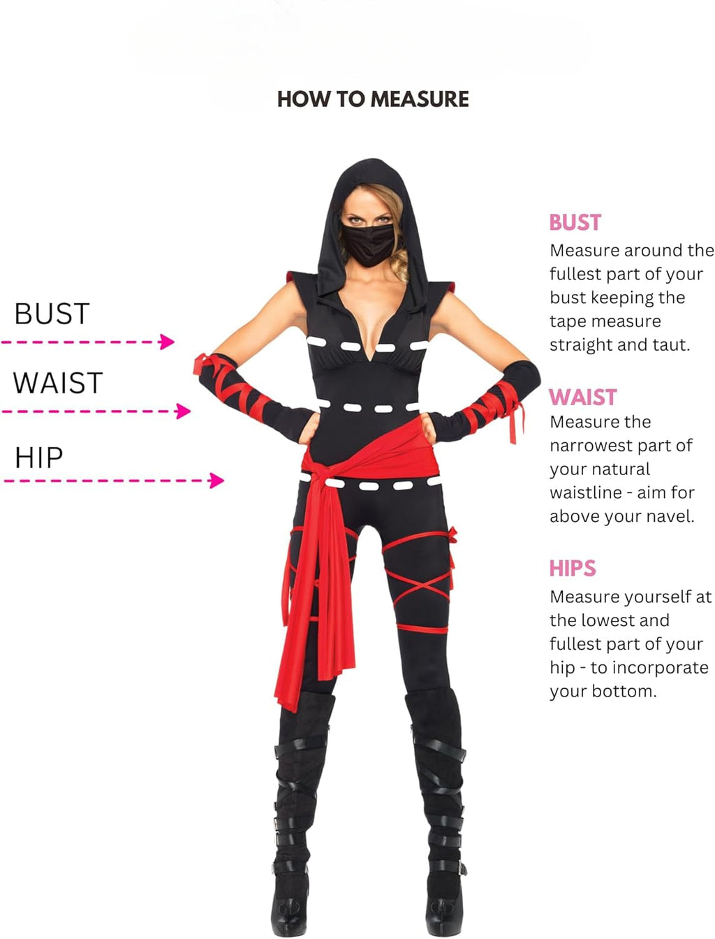 Women's 4 Pc Deadly Ninja Costume Halloween deadpool - SJB-DIAMOND ELITES