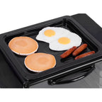Elite Gourmet ERO-2008SX New Cuisine 0.8Cu Multi-Function Toaster Oven Grill/Griddle Oven Top-Black
