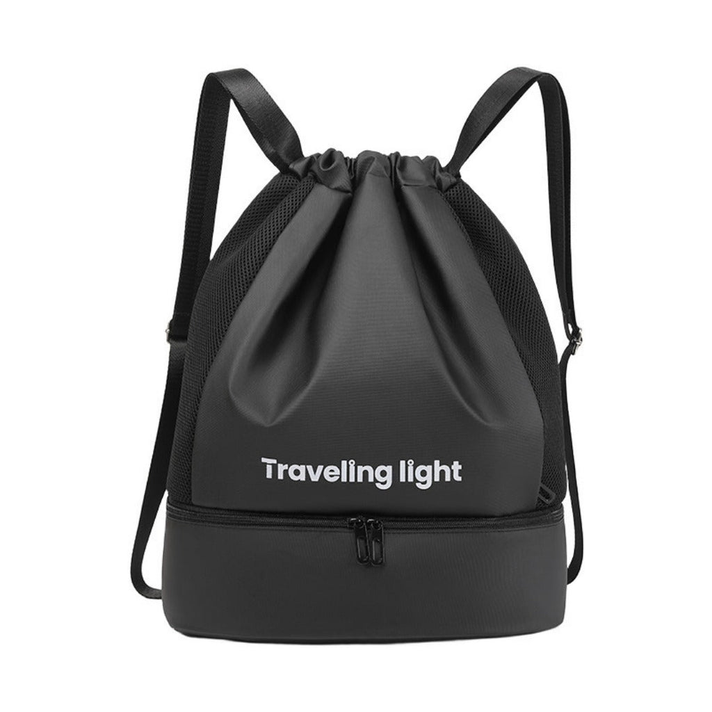 Sports fitness backpack, wet and dry separation swimming backpack purse, short trip waterproof portable backpack