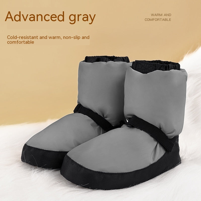Dance Warm Shoes Ballet Shoes Cotton Warm-up Winter Cotton Shoes Practice Shoes Pi-Mart