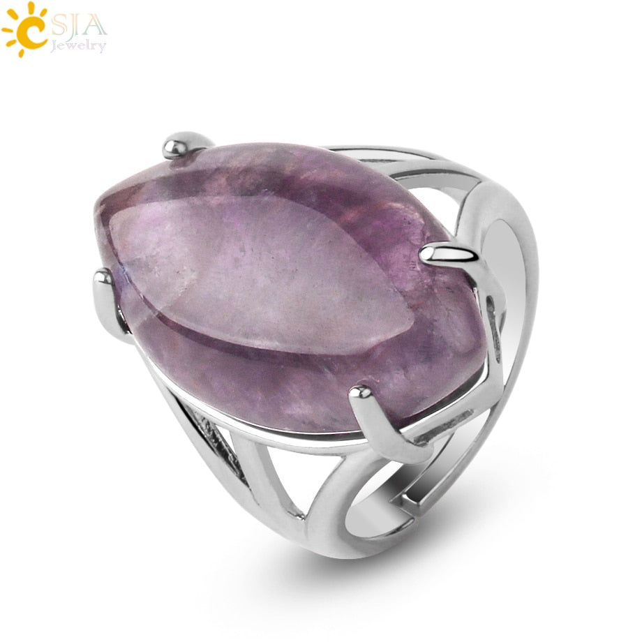 Natural Crystal Rings Pi-Mart
