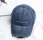 Baseball Cap Bad Hair Day Embroidery Letter Pi-Mart