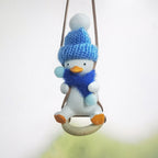 Cool Knit Cap Duck Car Pendant - SJB-DIAMOND ELITES