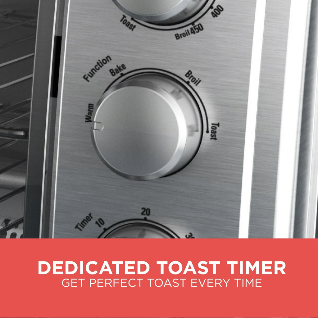 BLACK+DECKER Rotisserie Convection Countertop Toaster Oven, Stainless Steel, TO4314SSD EasyOptionXY LLC