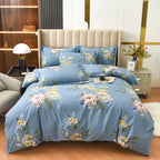 Cotton Plus Size Quilt Cover Sheet Set Of Four Pi-Mart