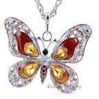 Colorful Butterfly Necklace Pi-Mart