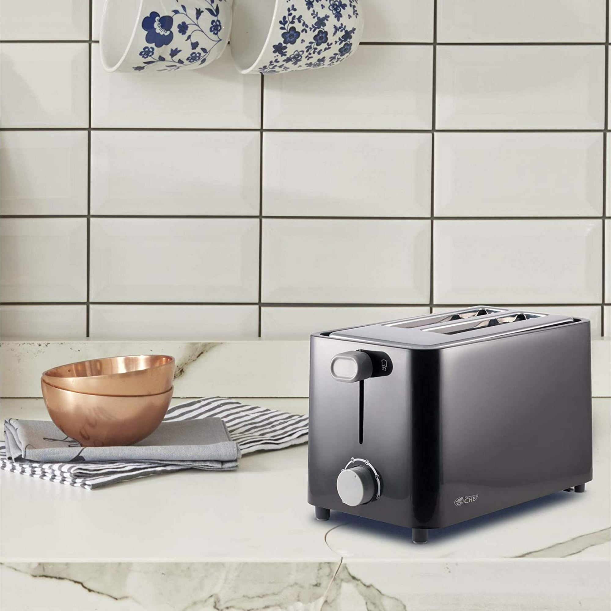 Commercial Chef CCT2201B New 2-Slice Toaster EasyOptionXY LLC